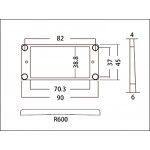 Pickup Ring ES-R1-BK(F)